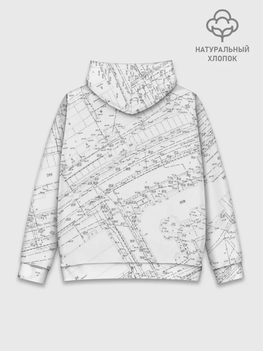 Худи мужской база хлопок / Топография_01