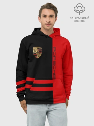 Худи мужской база хлопок / Porsche