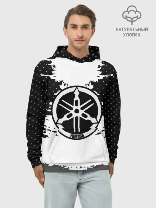 Худи мужской база хлопок / Yamaha