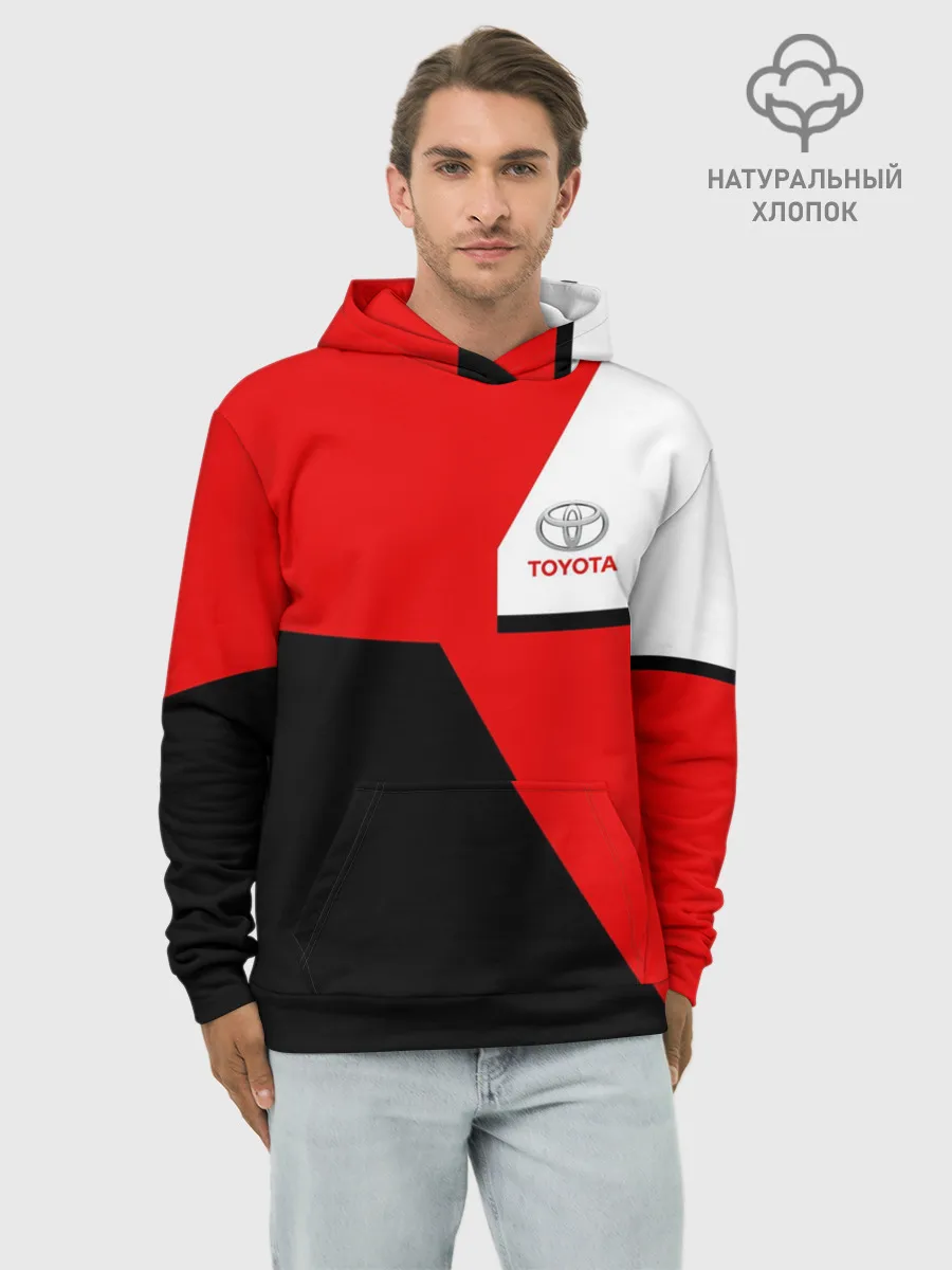 Худи мужской база хлопок / TOYOTA | ТОЙОТА