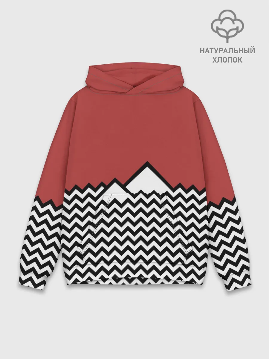 Худи мужской база хлопок / Твин Пикс