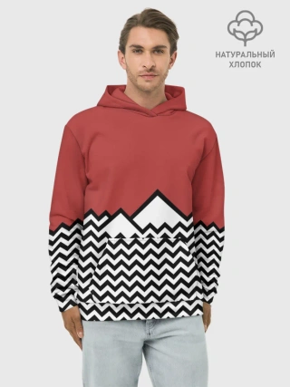 Худи мужской база хлопок / Твин Пикс