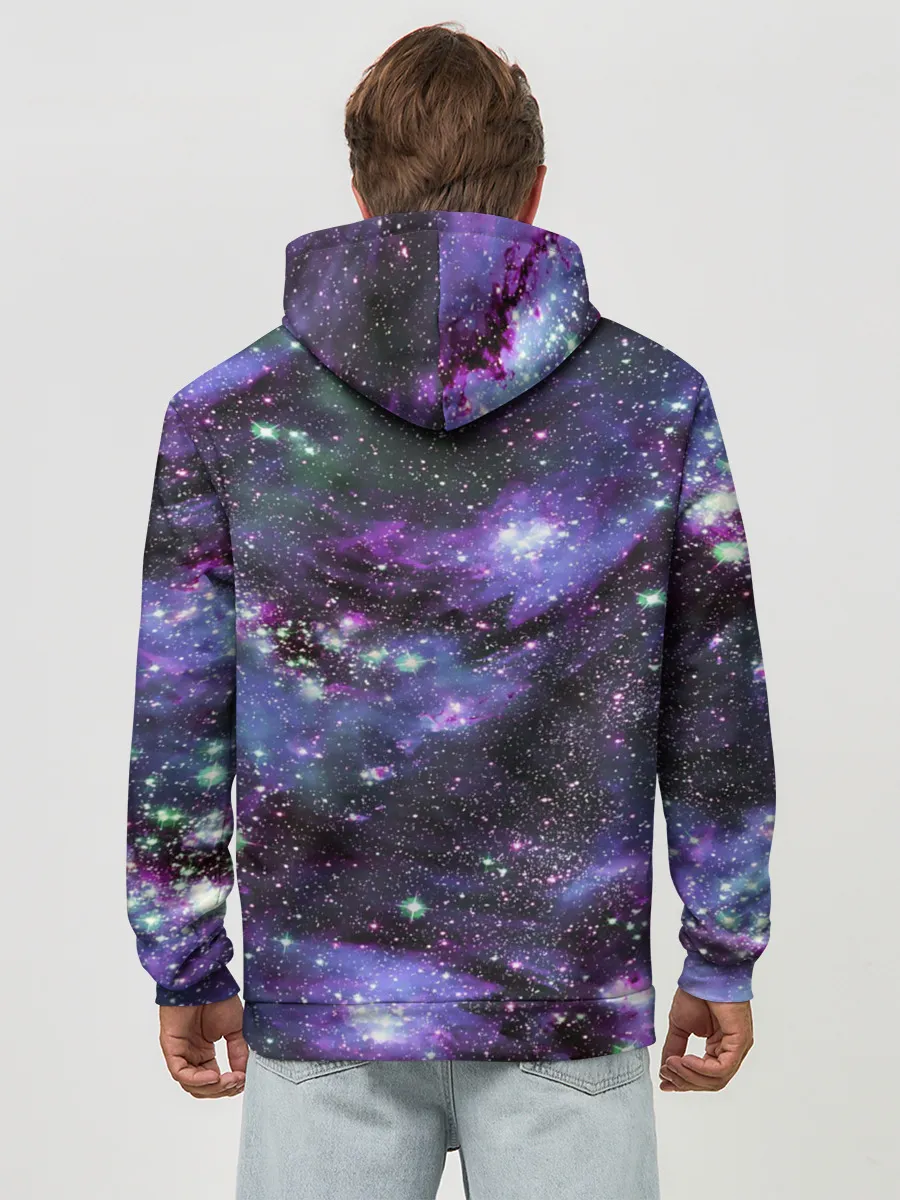 Худи мужской база хлопок / Sky nebula