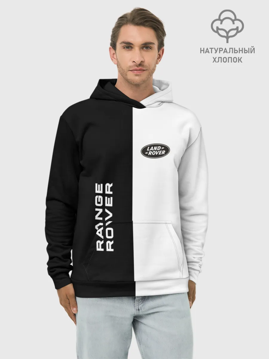 Худи мужской база хлопок / Land Rover Range Rover
