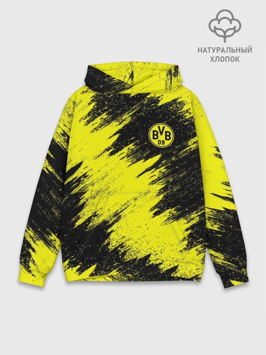 Худи мужской база хлопок / FC Borussia Dortmund