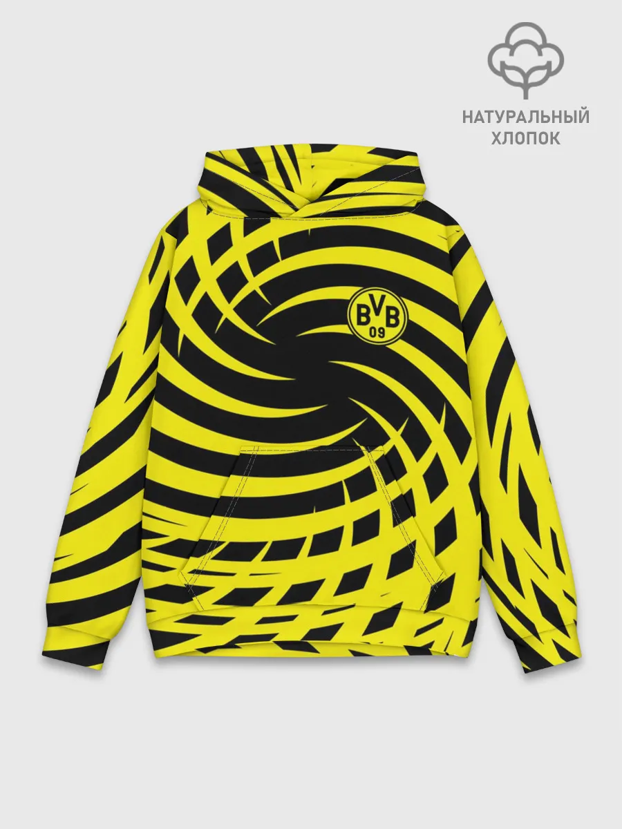 Худи мужской база хлопок / FC Borussia Dortmund