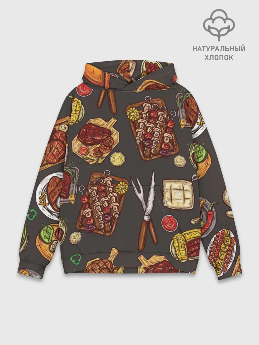 Худи мужской база хлопок / Вкуснятина