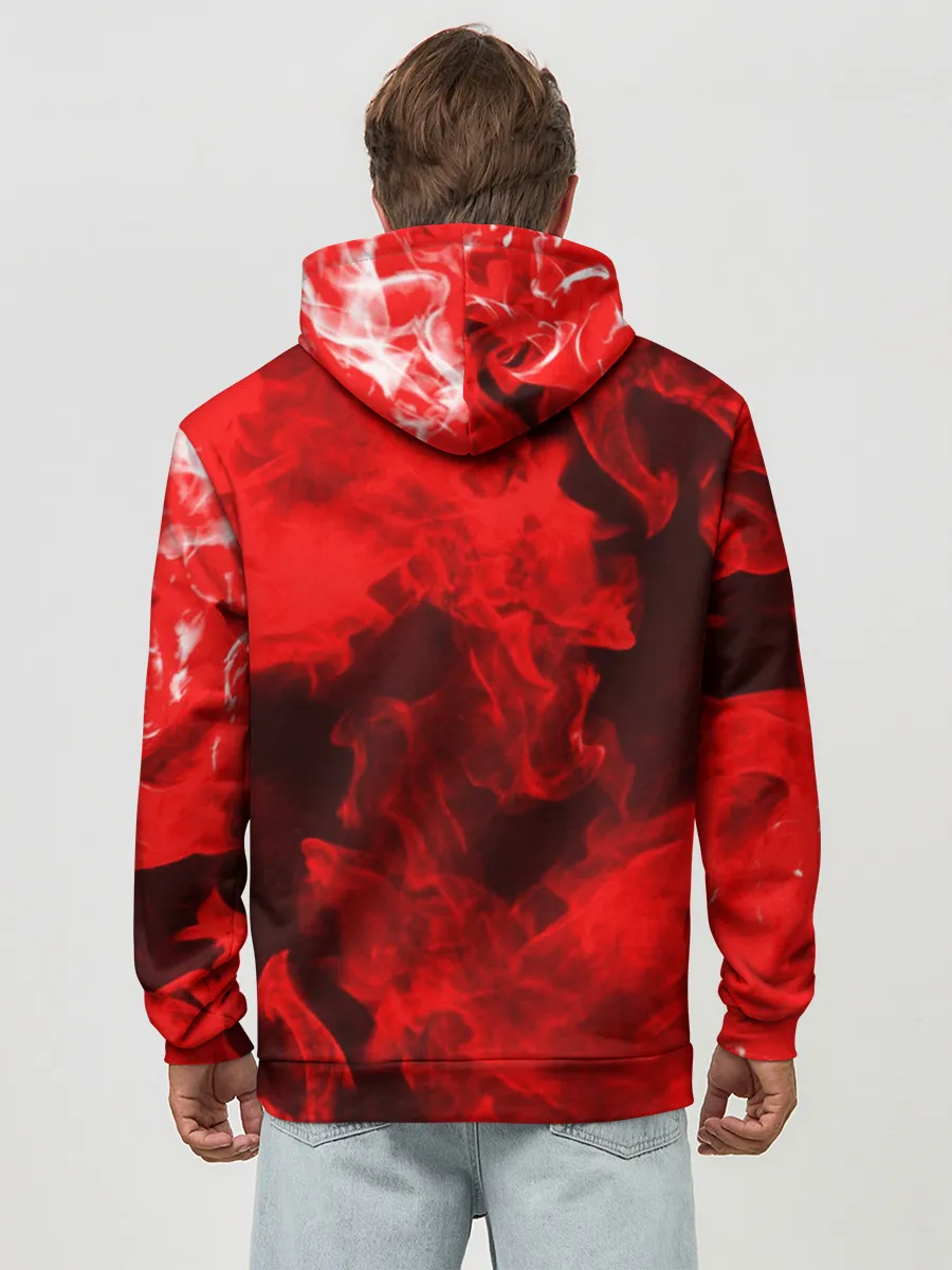 Худи мужской база хлопок / Red Snake