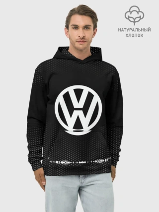 Худи мужской база хлопок / Volkswagen sport auto abstract