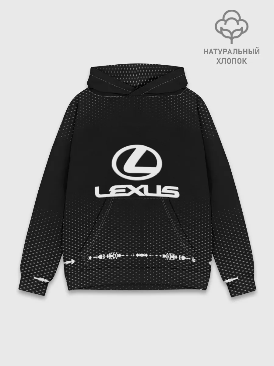 Худи мужской база хлопок / Lexus sport auto abstract