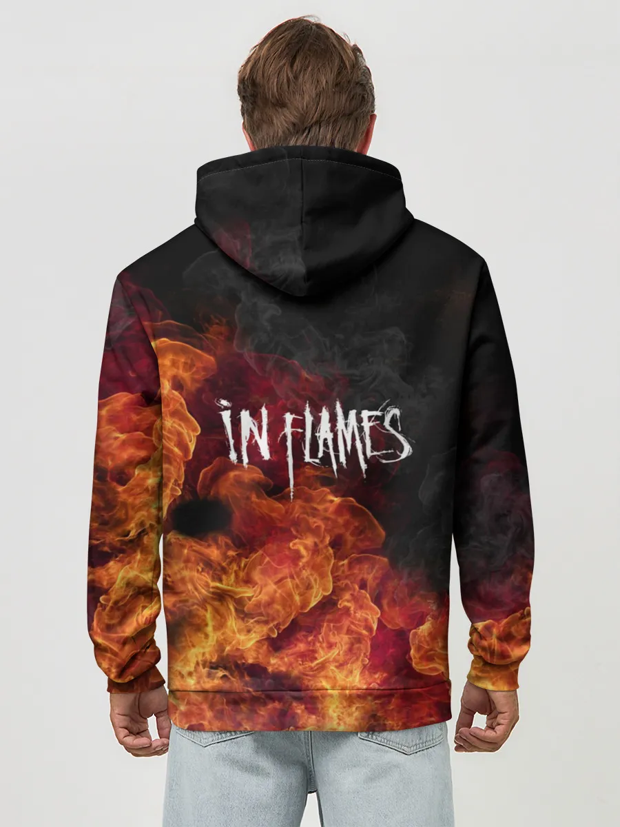 Худи мужской база хлопок / В огне