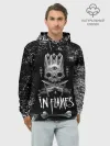 Худи мужской база хлопок / In Flames King