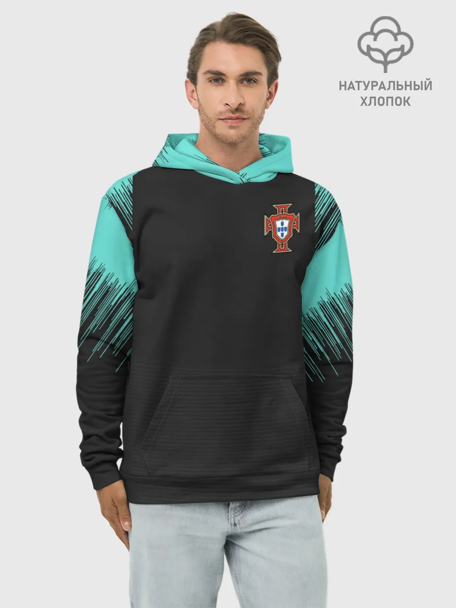 Худи мужской база хлопок / Portugal 2018 WC Training