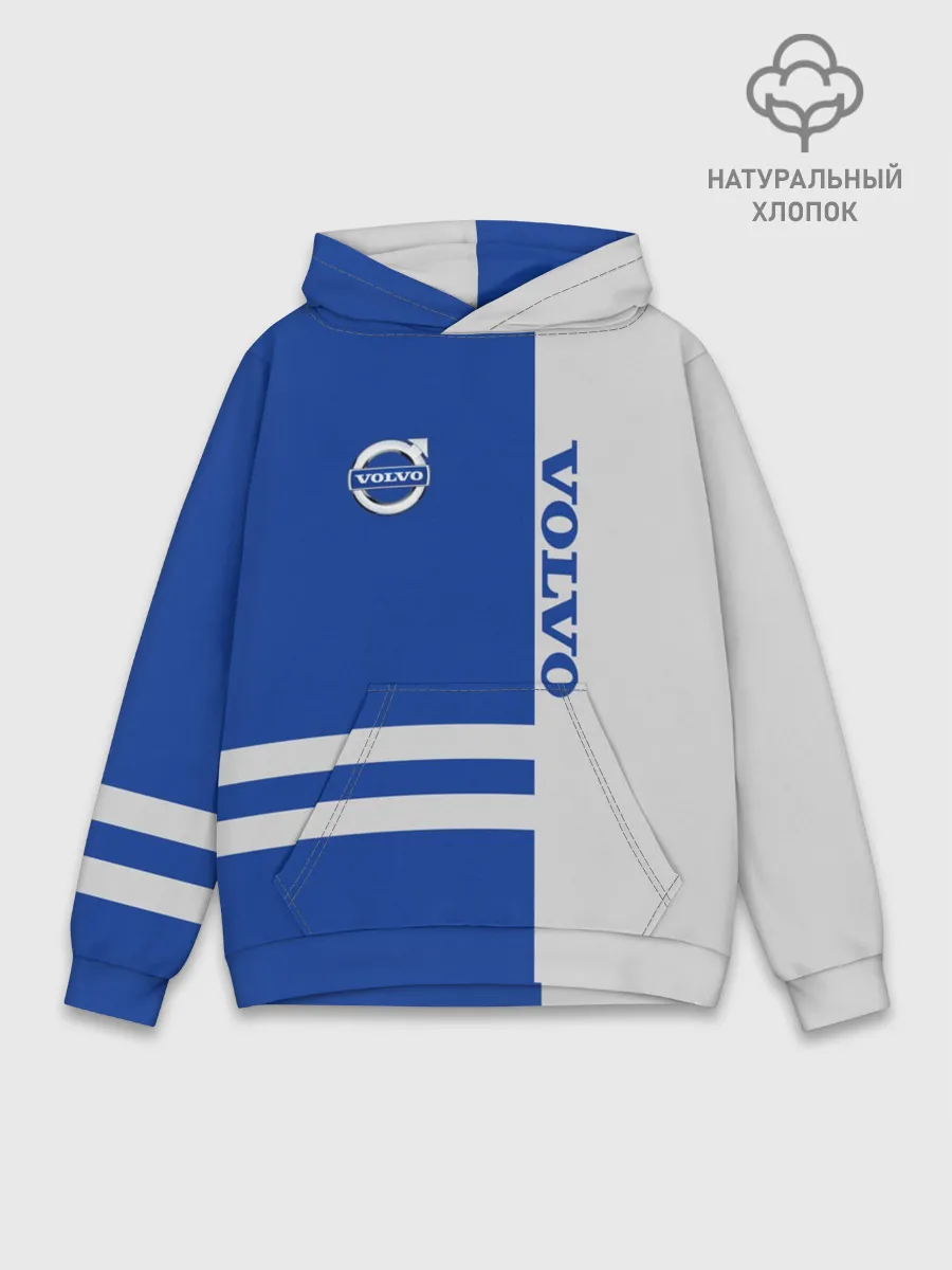Худи мужской база хлопок / Volvo