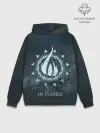 Худи мужской база хлопок / In Flames