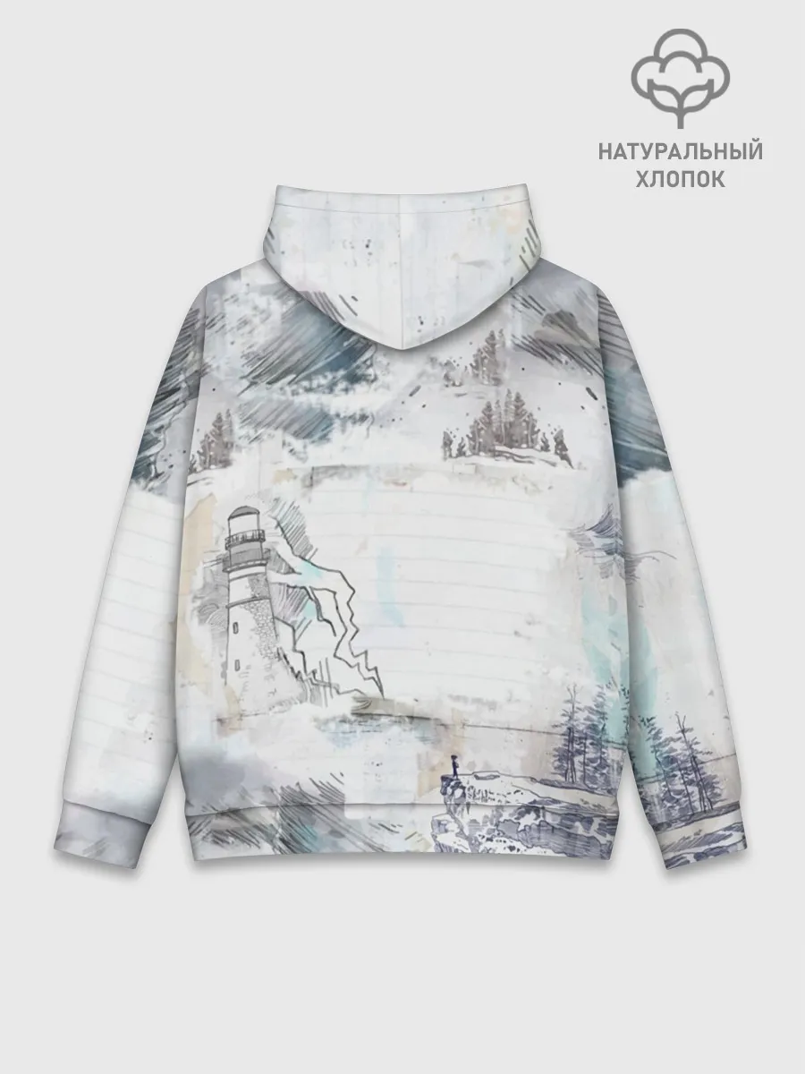Худи мужской база хлопок / Max. Life is Strange.