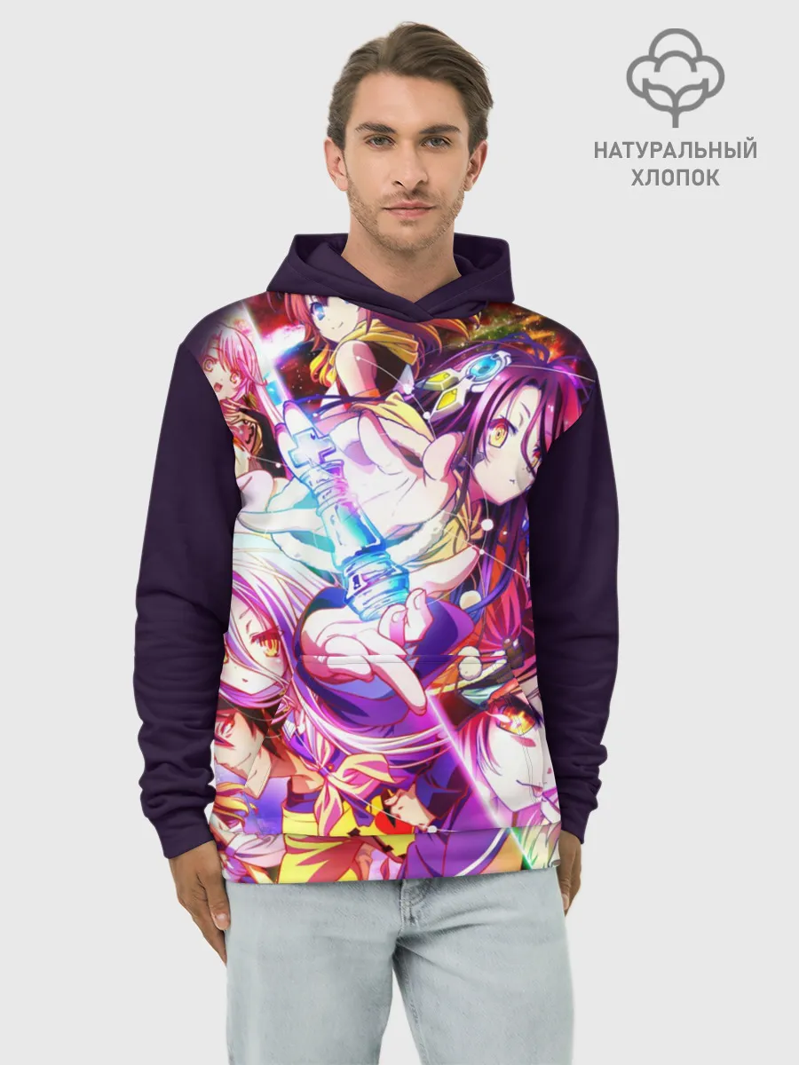 Худи мужской база хлопок / Аниме ферзь