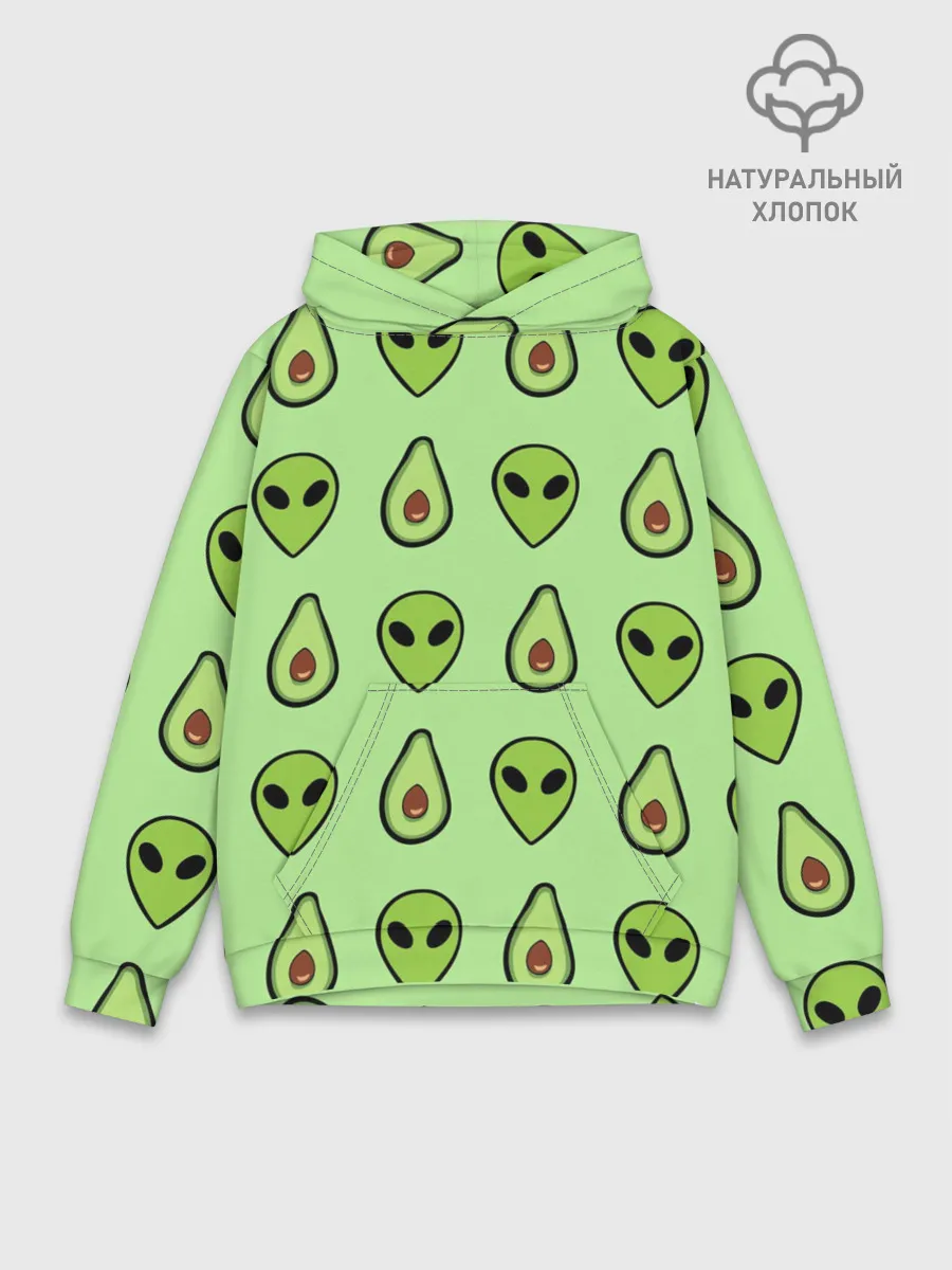 Худи мужской база хлопок / Green