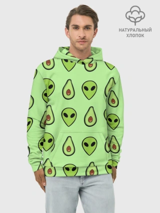 Худи мужской база хлопок / Green