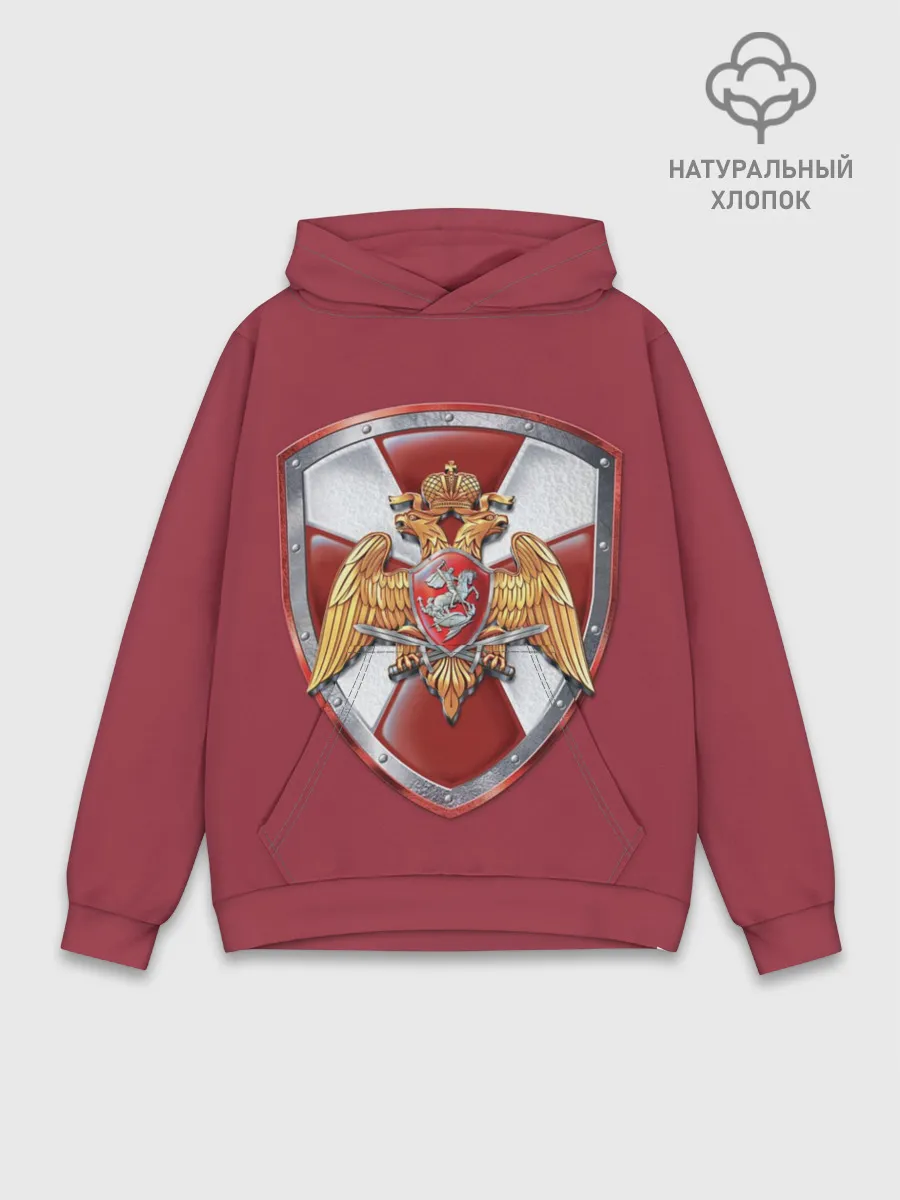 Худи мужской база хлопок / Росгвардия