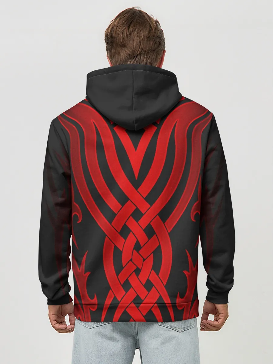 Худи мужской база хлопок / Ornament II