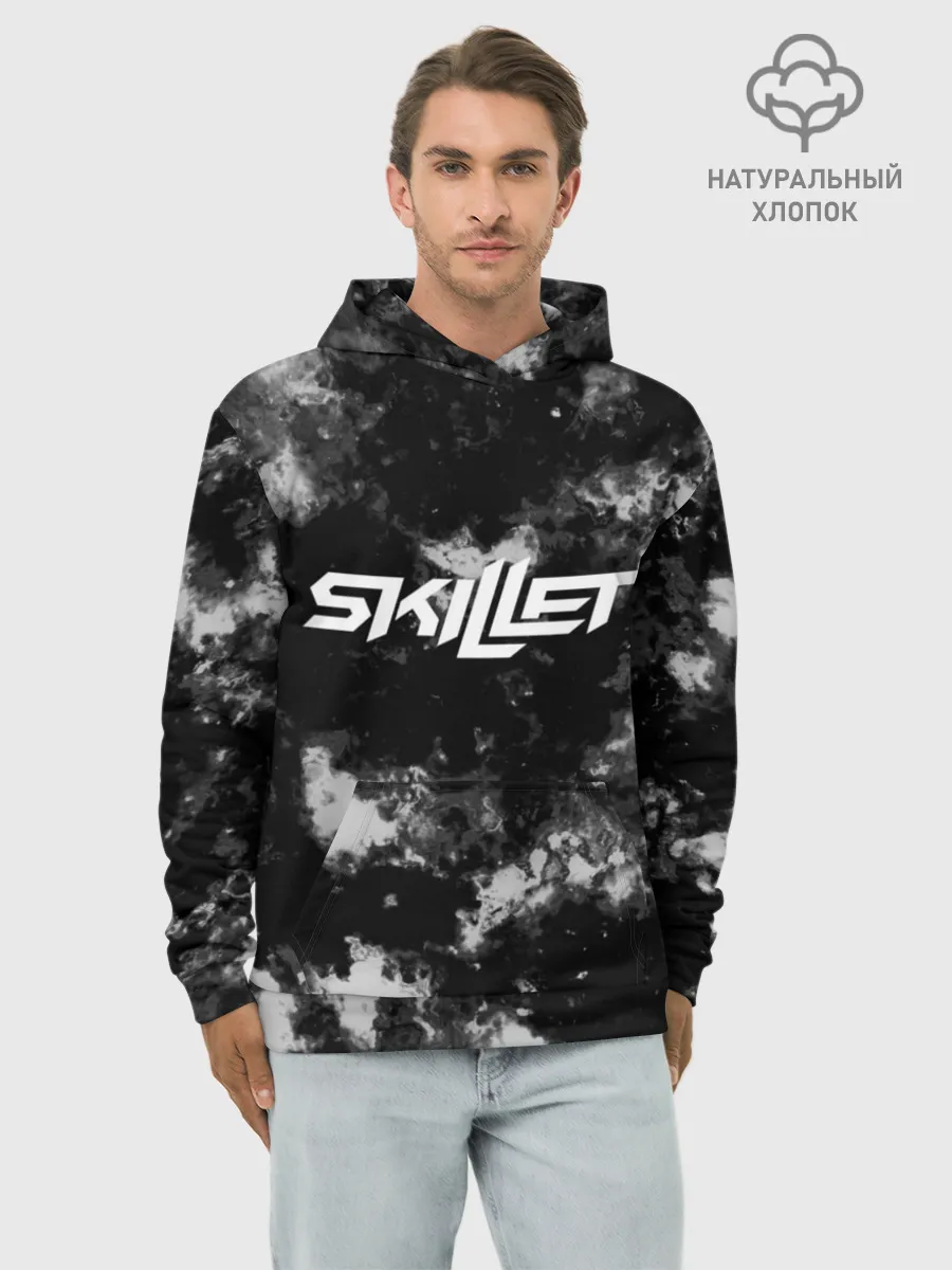 Худи мужской база хлопок / Skillet