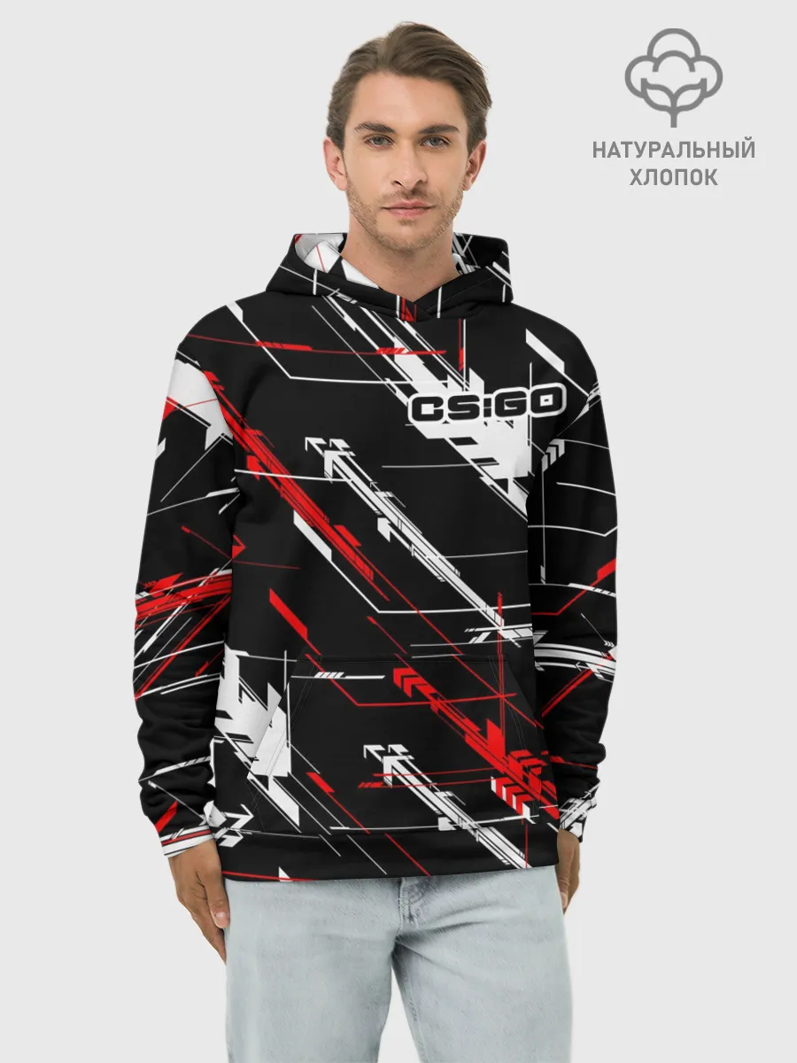 Худи мужской база хлопок / CS:GO