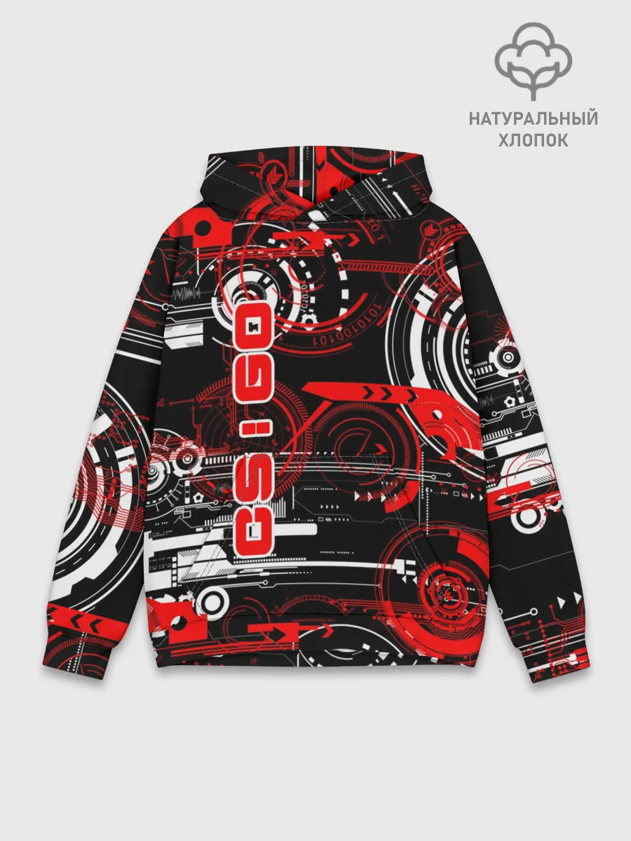 Худи мужской база хлопок / CS:GO