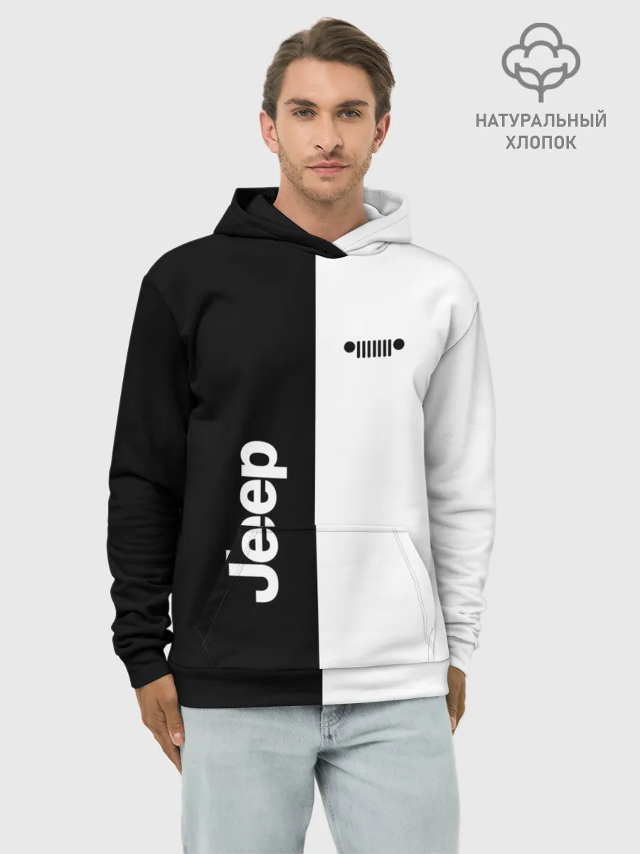 Худи мужской база хлопок / Jeep
