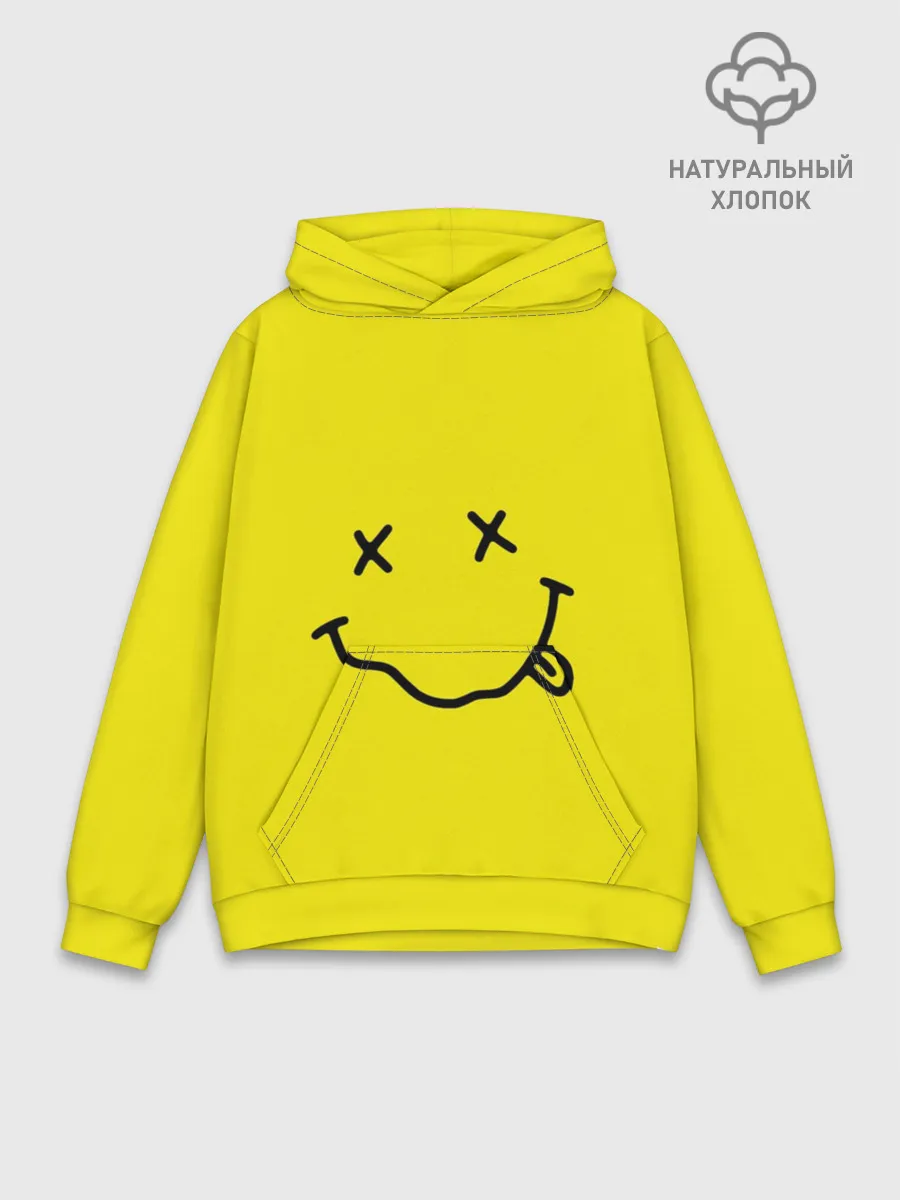 Худи мужской база хлопок / Nirvana