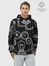 Худи мужской база хлопок / Стиль стимпанк