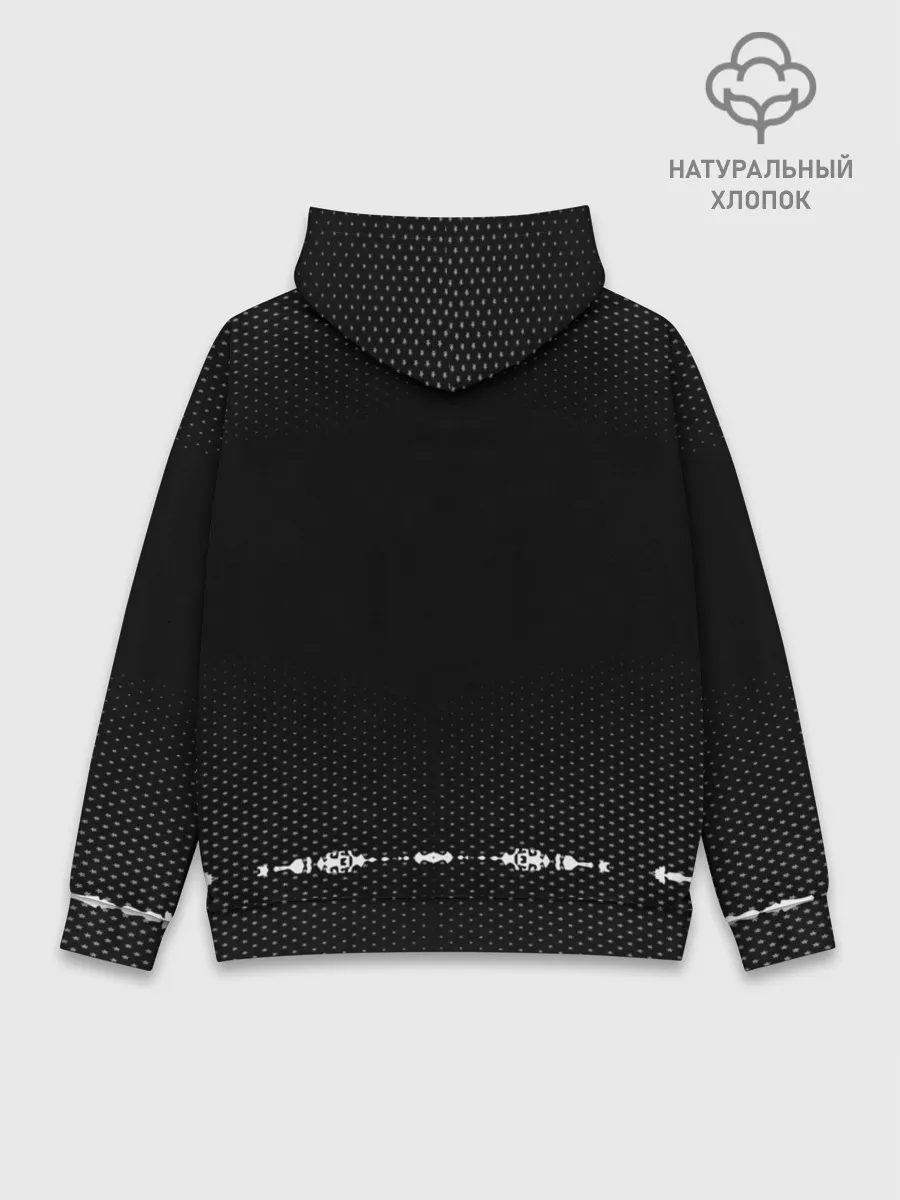 Худи мужской база хлопок / Russia-collection black 2018