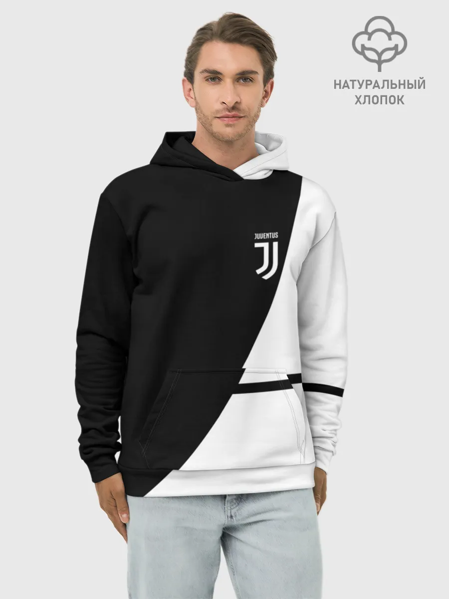 Худи мужской база хлопок / JUVENTUS / ЮВЕНТУС