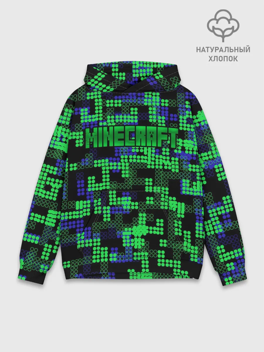 Худи мужской база хлопок / Minecraft