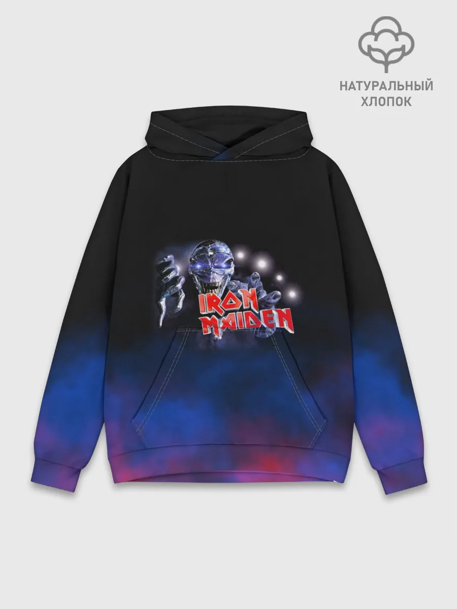 Худи мужской база хлопок / Iron Maiden