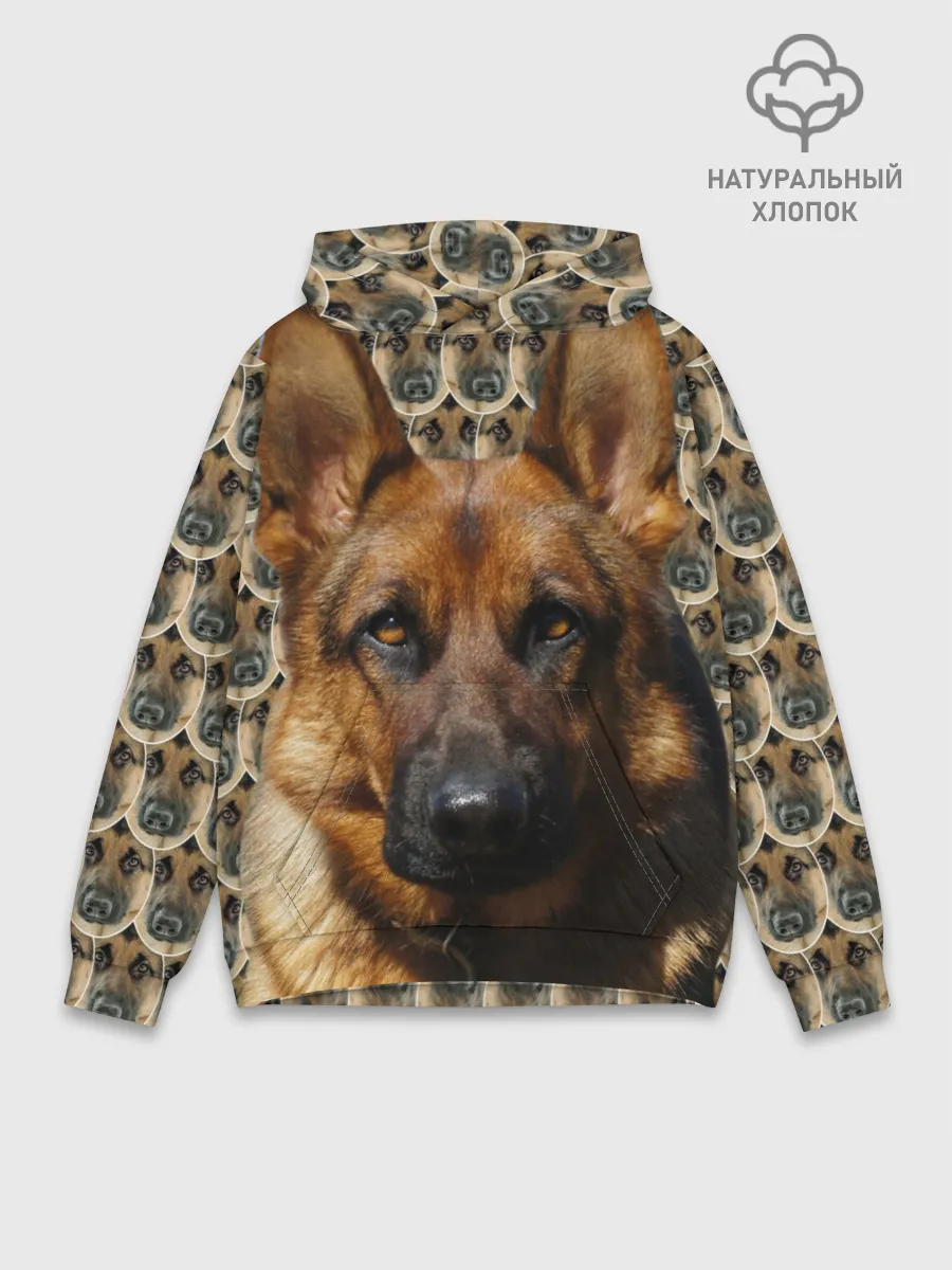 Худи мужской база хлопок / Овчарка