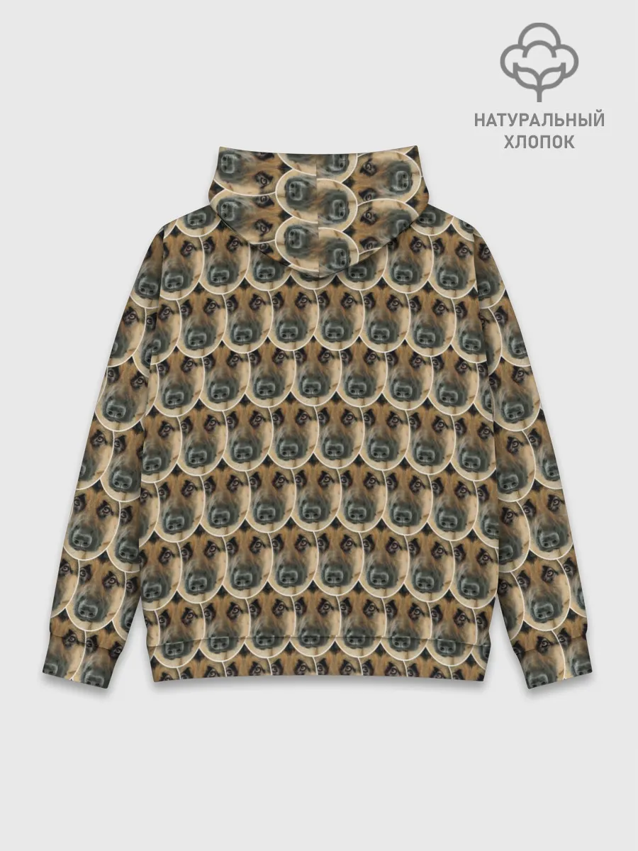 Худи мужской база хлопок / Овчарка