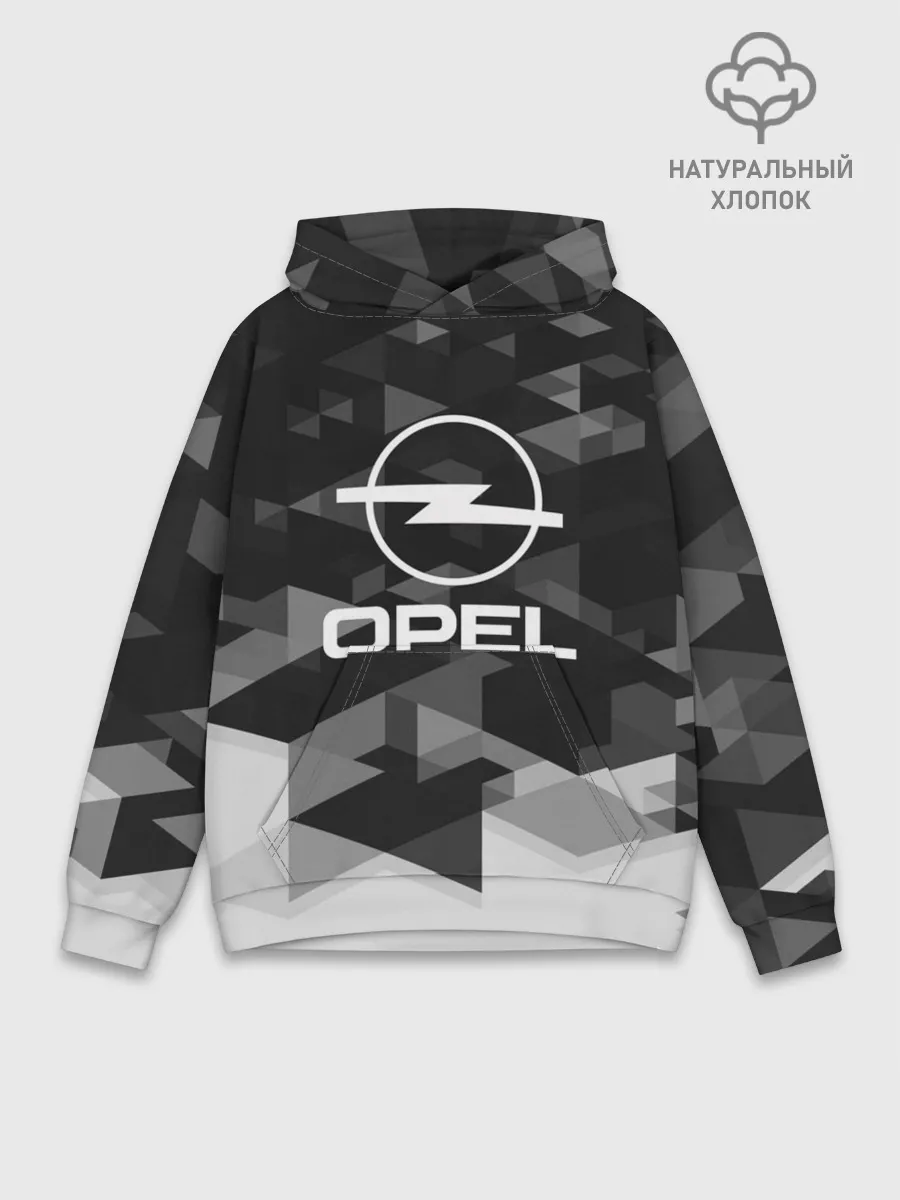 Худи мужской база хлопок / Opel sport geometry