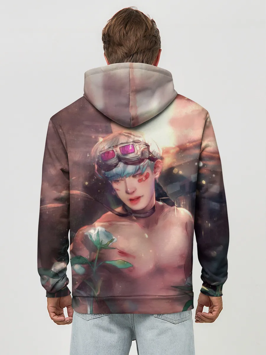 Худи мужской база хлопок / Wonho_3