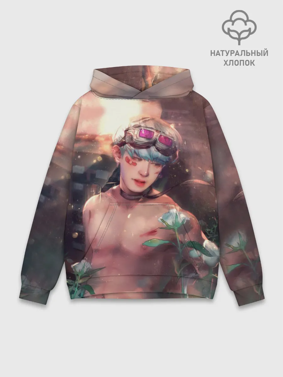 Худи мужской база хлопок / Wonho_3