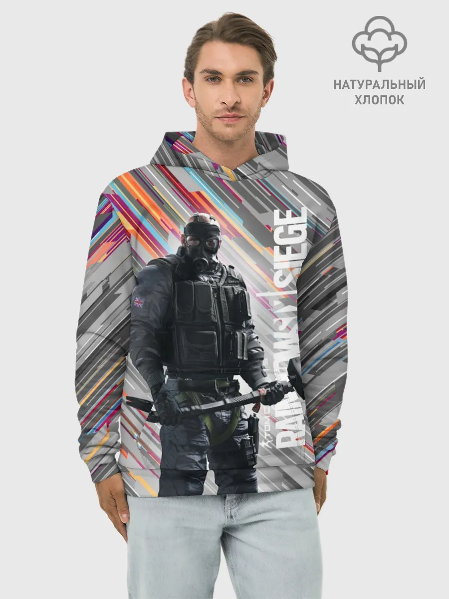 Худи мужской база хлопок / Rainbow Six Siege