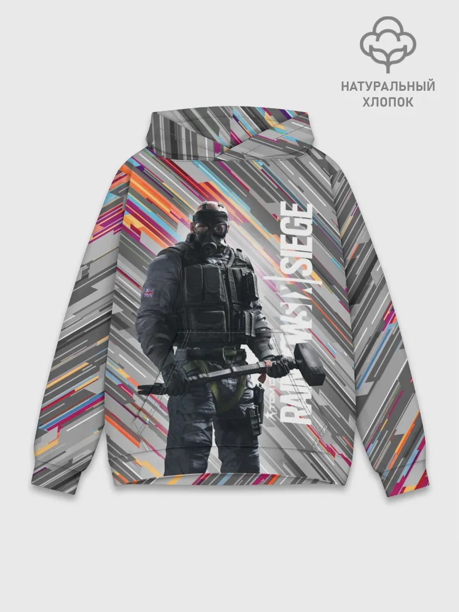 Худи мужской база хлопок / Rainbow Six Siege