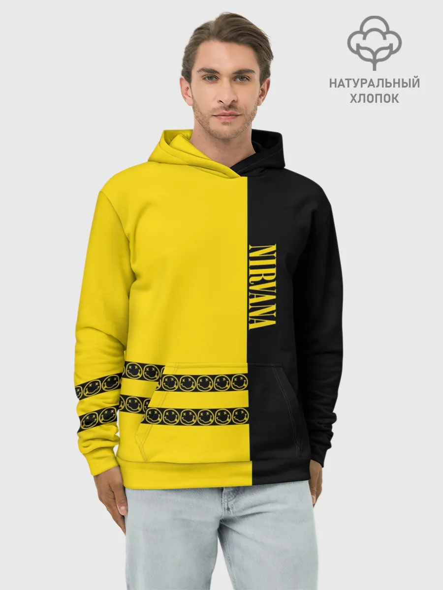 Худи мужской база хлопок / Nirvana