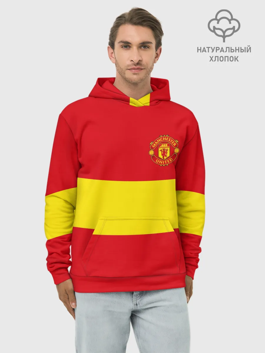 Худи мужской база хлопок / Manchester United