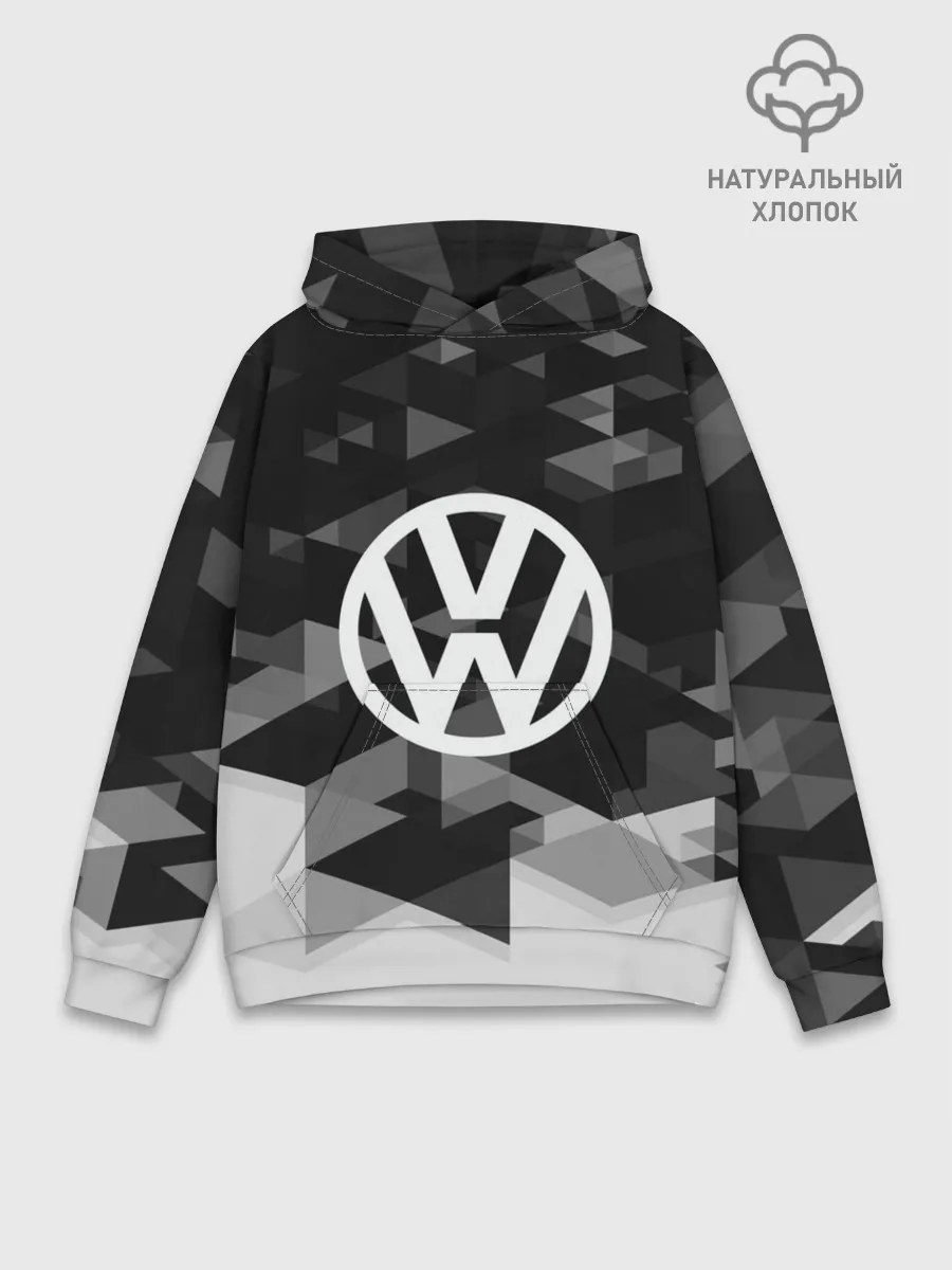 Худи мужской база хлопок / Volkswagen sport geometry