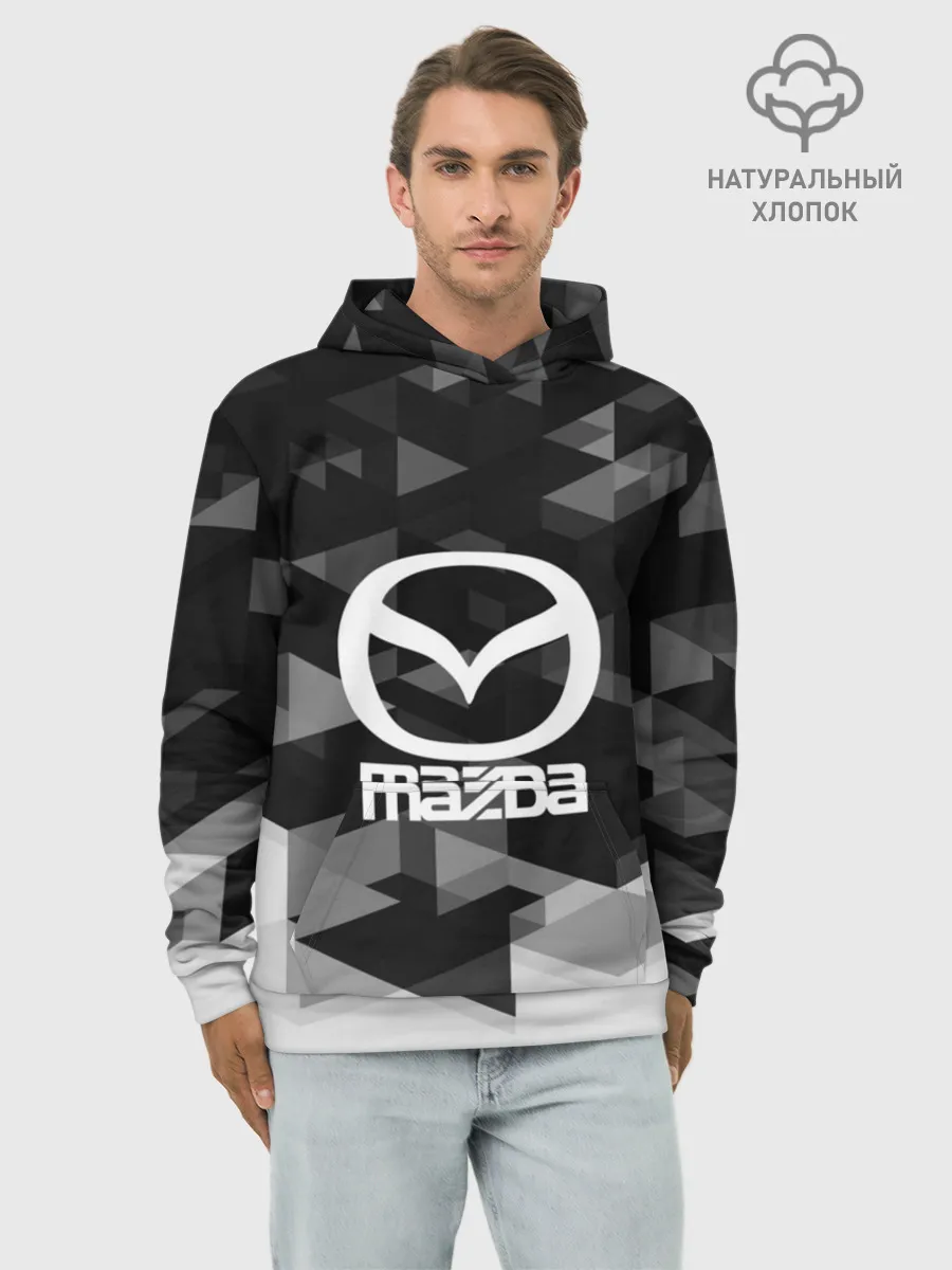 Худи мужской база хлопок / Mazda sport geometry