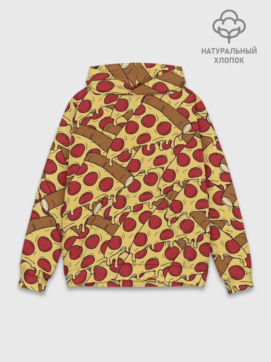 Худи мужской база хлопок / Pizza