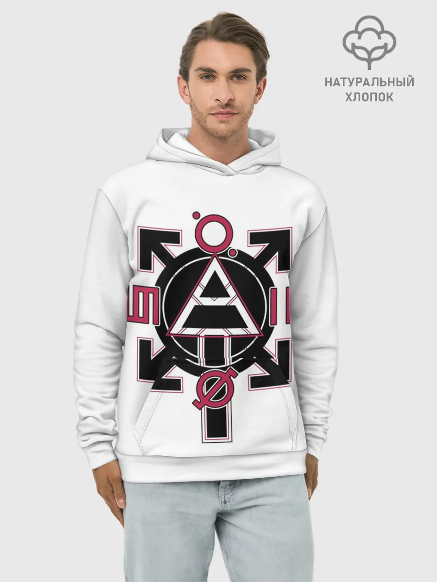 Худи мужской база хлопок / 30 seconds to Mars