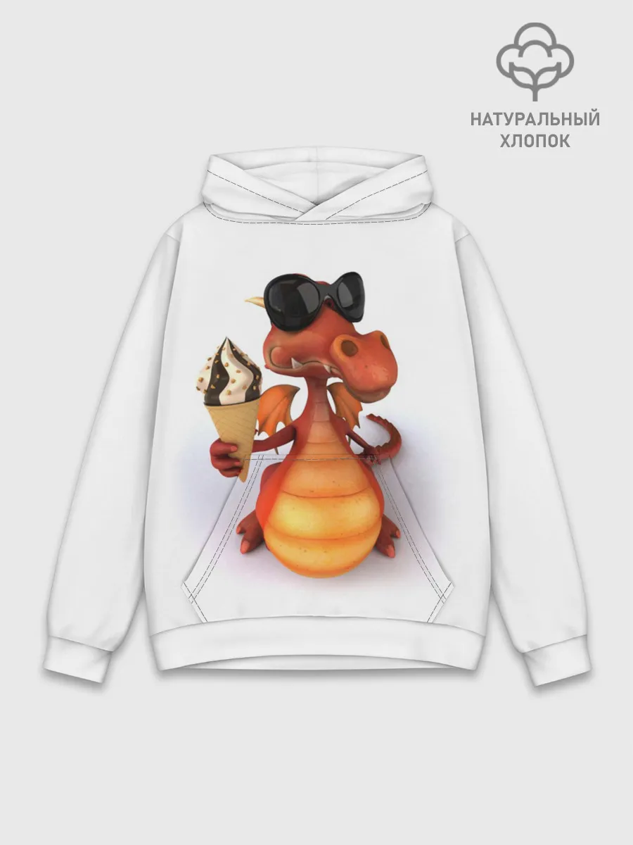 Худи мужской база хлопок / ДОБРЫЙ ДРАКОН | GOOD DRAGON