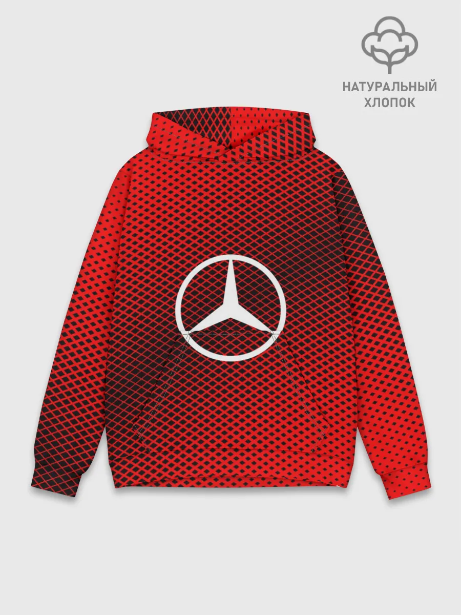 Худи мужской база хлопок / MERCEDES SPORT
